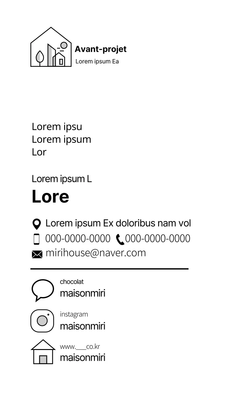 logo jaune illustration simple immobilier