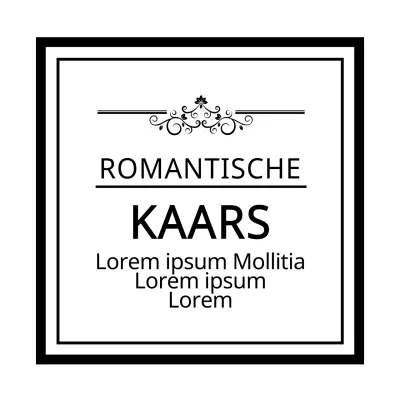 kaars ROMANTIQUE