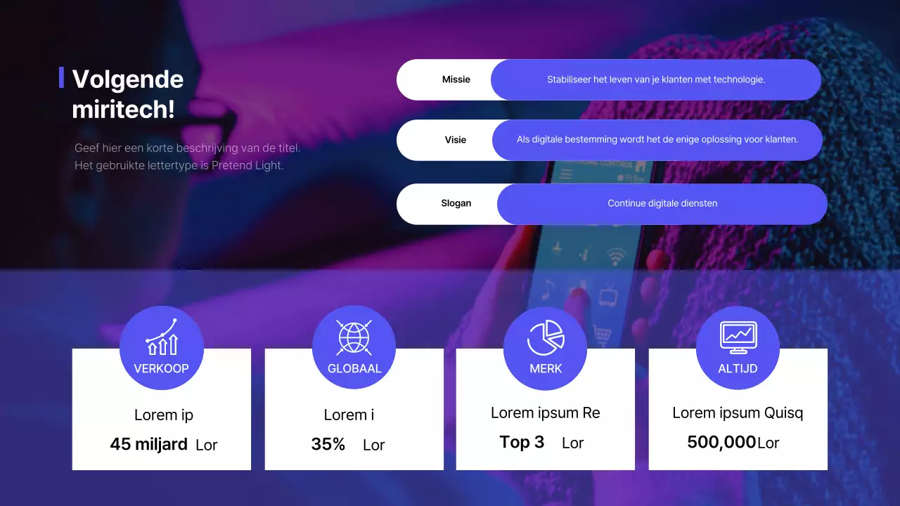 Blue and Black's cybernetische non-predator introductiepresentatie