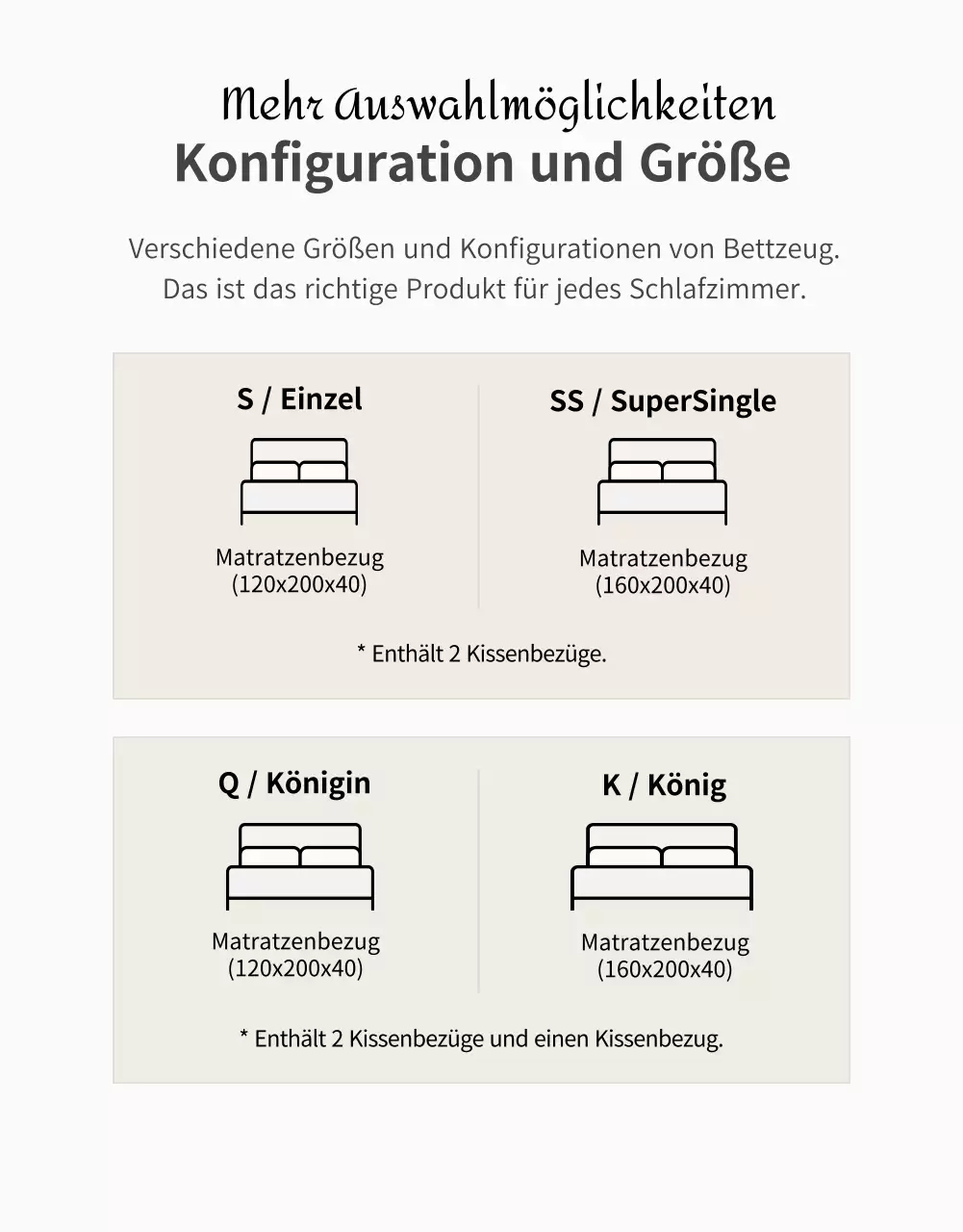 Luxuriöse Konzeptbettwäsche in modernen Brauntönen (mehr)