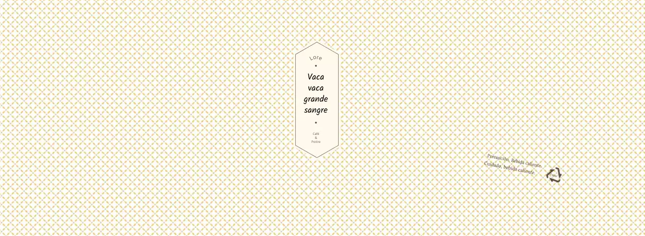 Café amarillo a cuadros