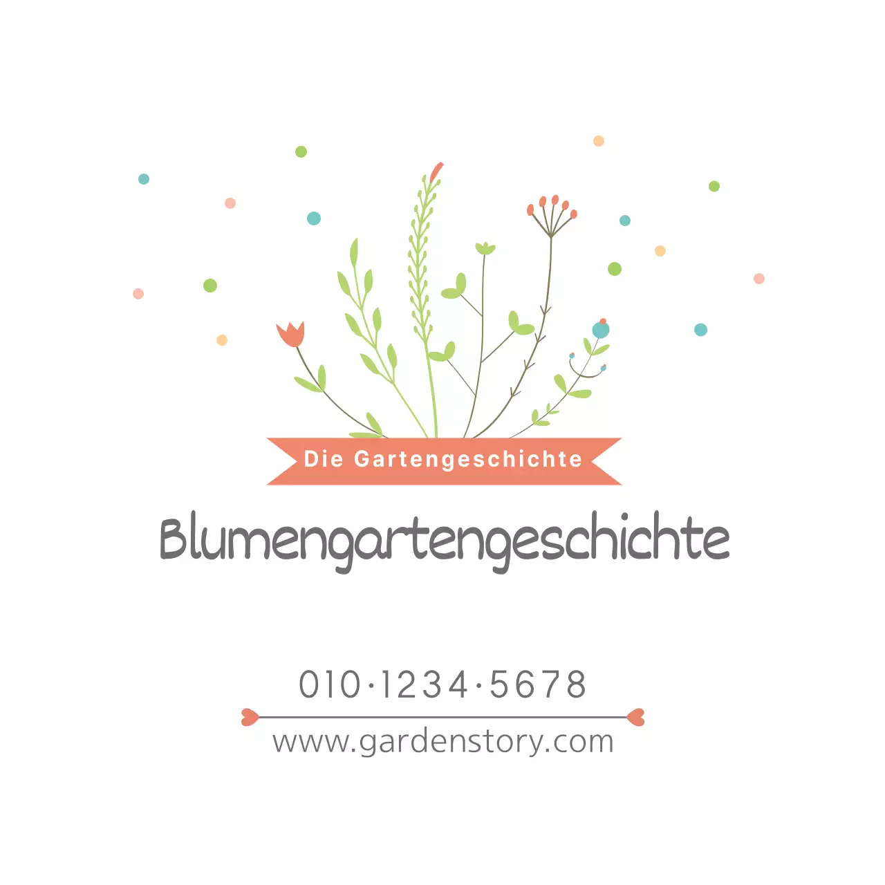 Blumengarten-Geschichte