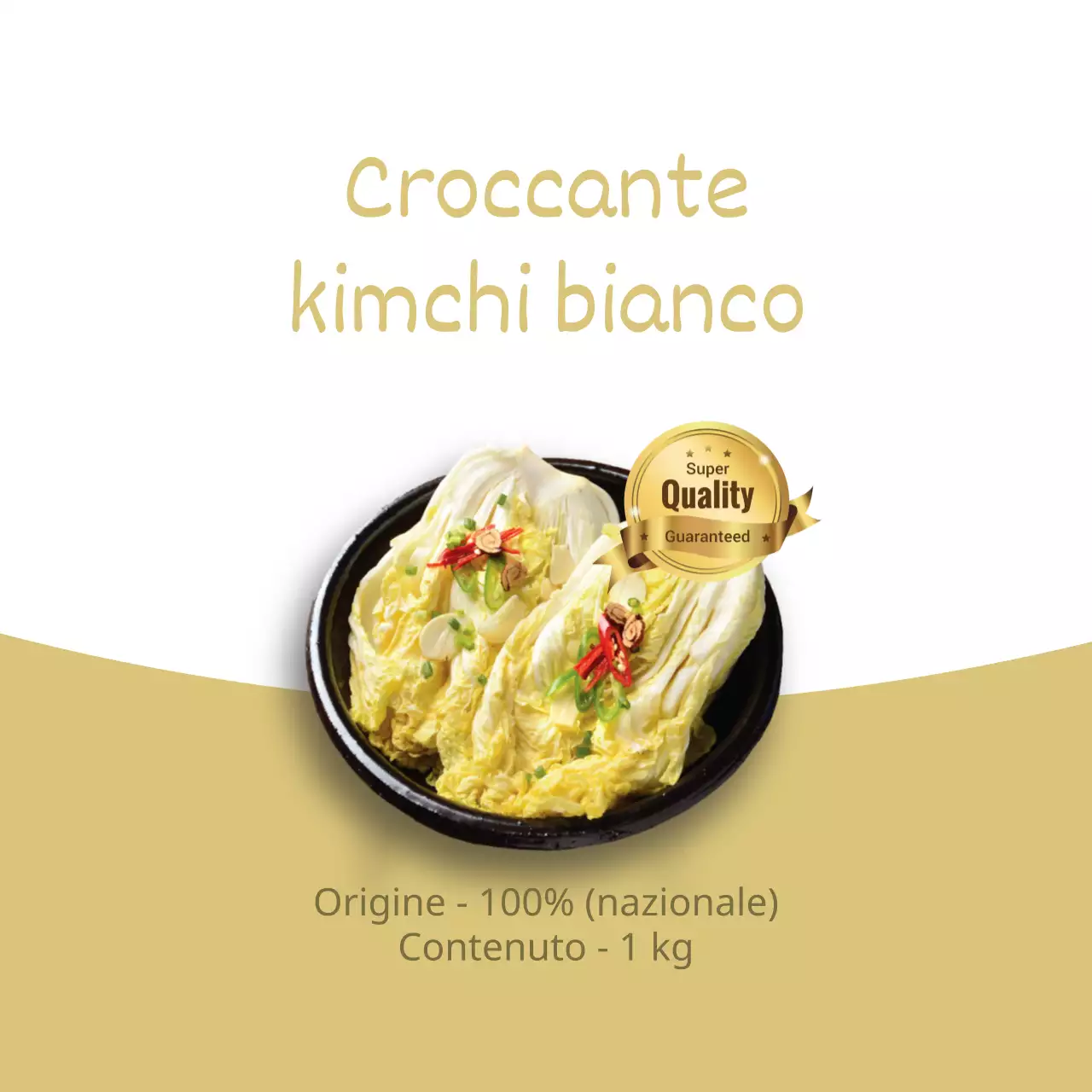 Kimchi bianco croccante