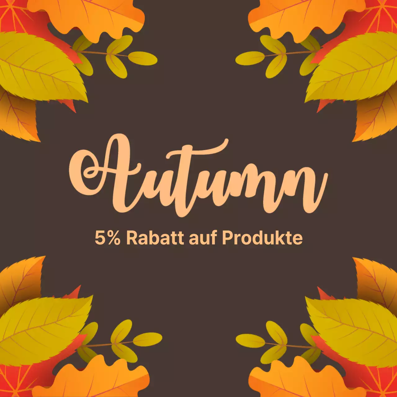 5% Rabatt auf Produkte