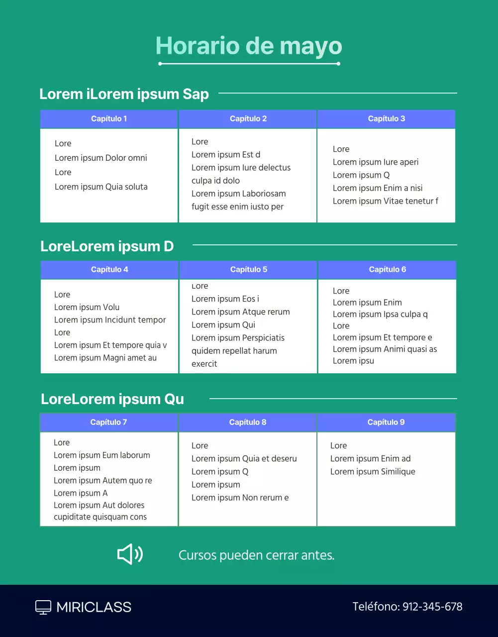 Detalles de la formación en análisis de datos oscuros