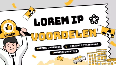 Model belastingbetaler voordeelgids met gele zwarte contour ontvangstbewijs illustratie concept