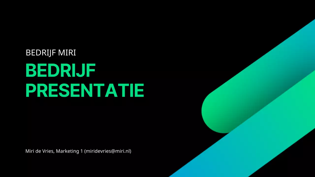 Zakelijk in zwart en verlopen