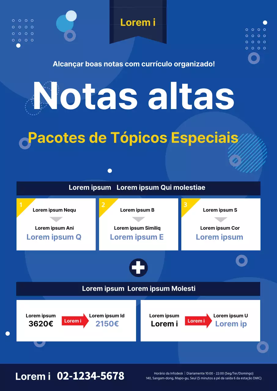 Letra azul Destaque resistência moderna Evento especial Promoção escolar