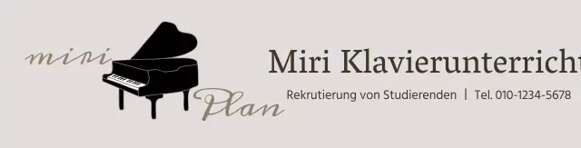 Klavierunterricht Schule Camagnet