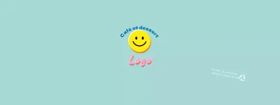 Bleu Mignon Illustration Lettering Cafe