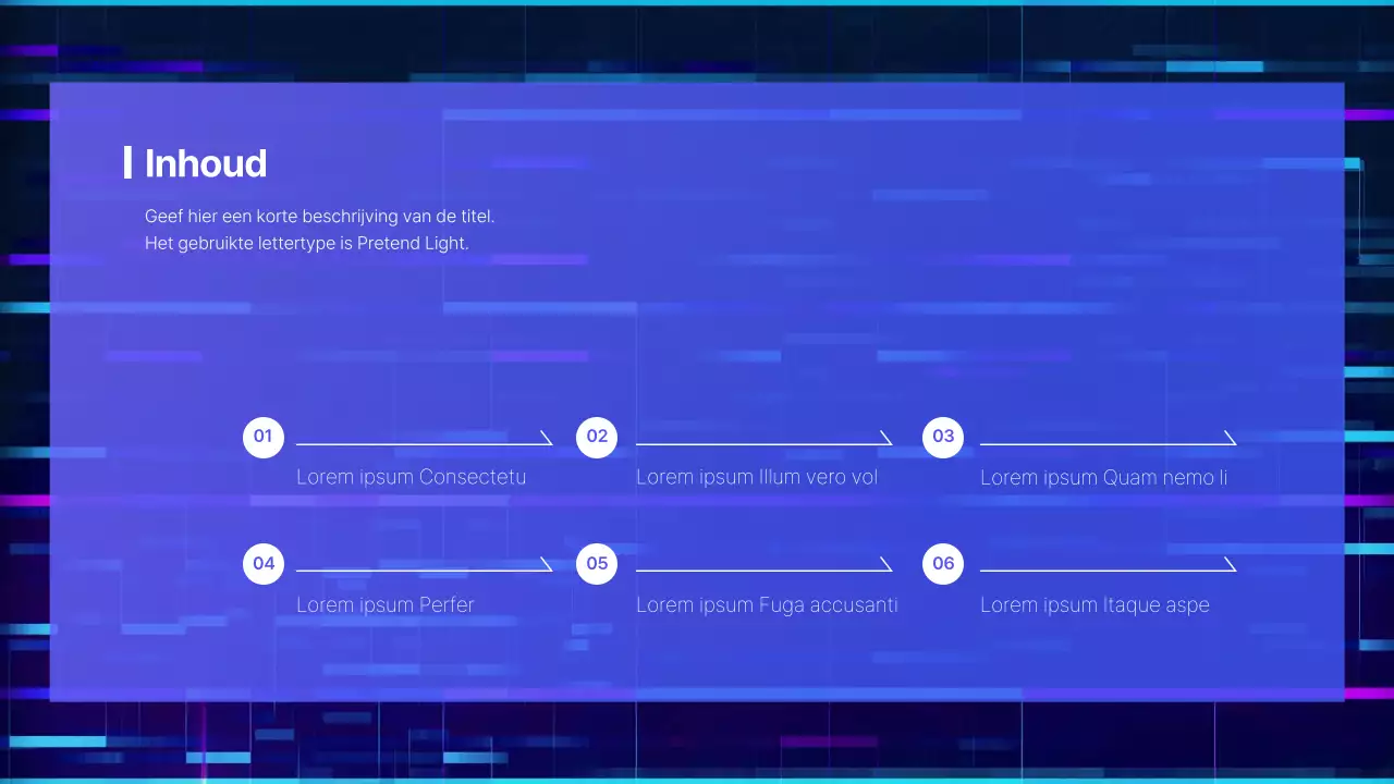 Blue and Black's cybernetische non-predator introductiepresentatie