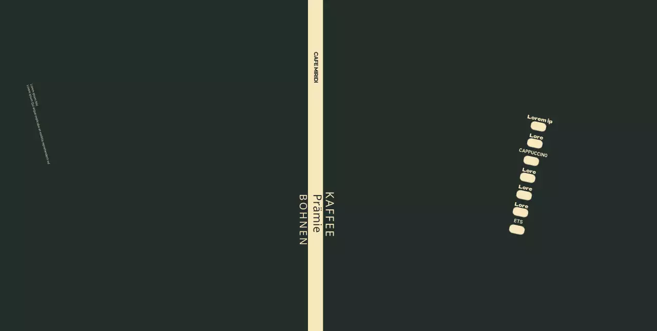 Black Simple Lines Cafe Checkliste