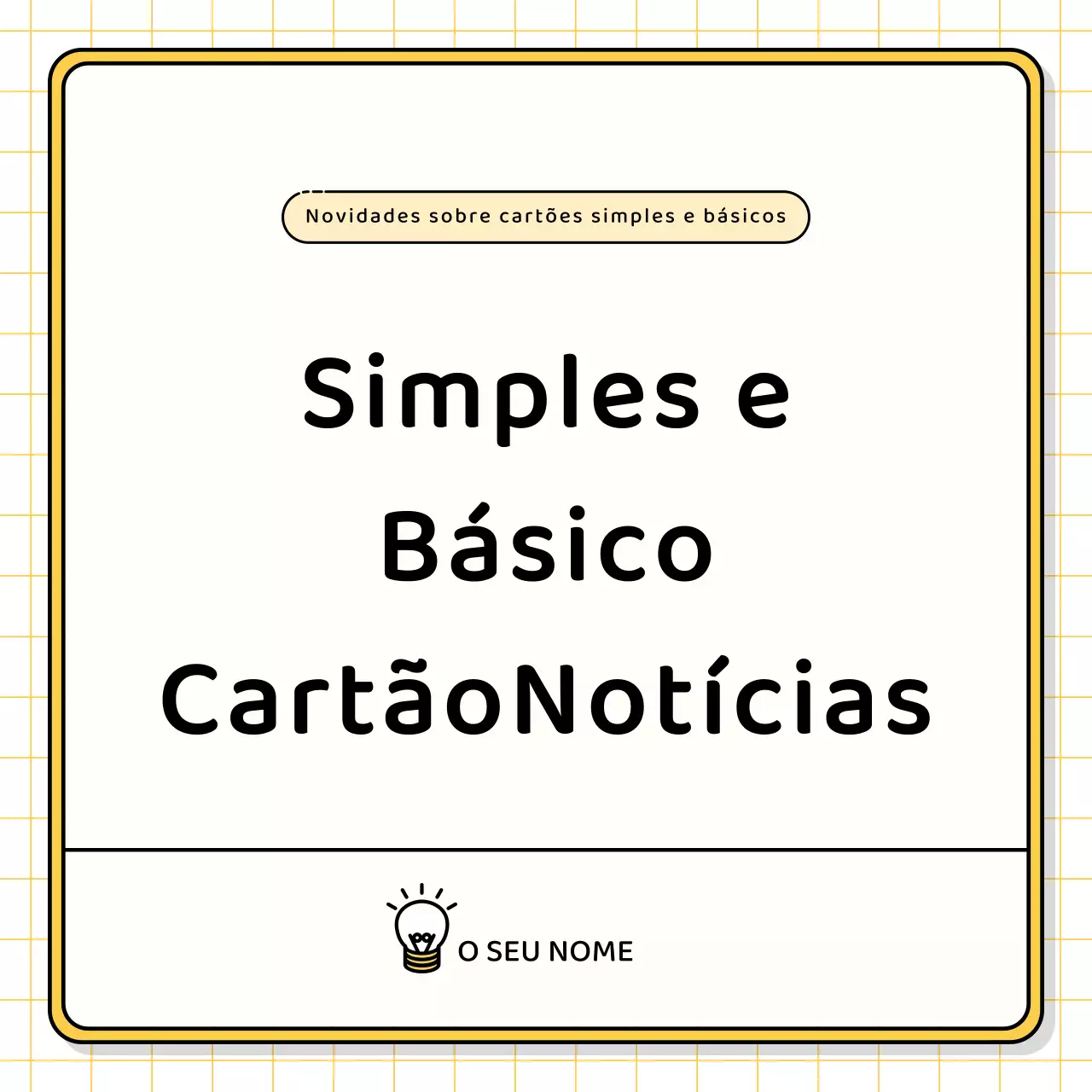 Kit básico de apresentação em amarelo e chartreuse