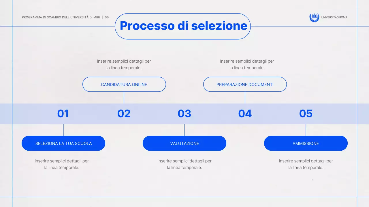 Una semplice sessione informativa di scambio di host blu e grigi