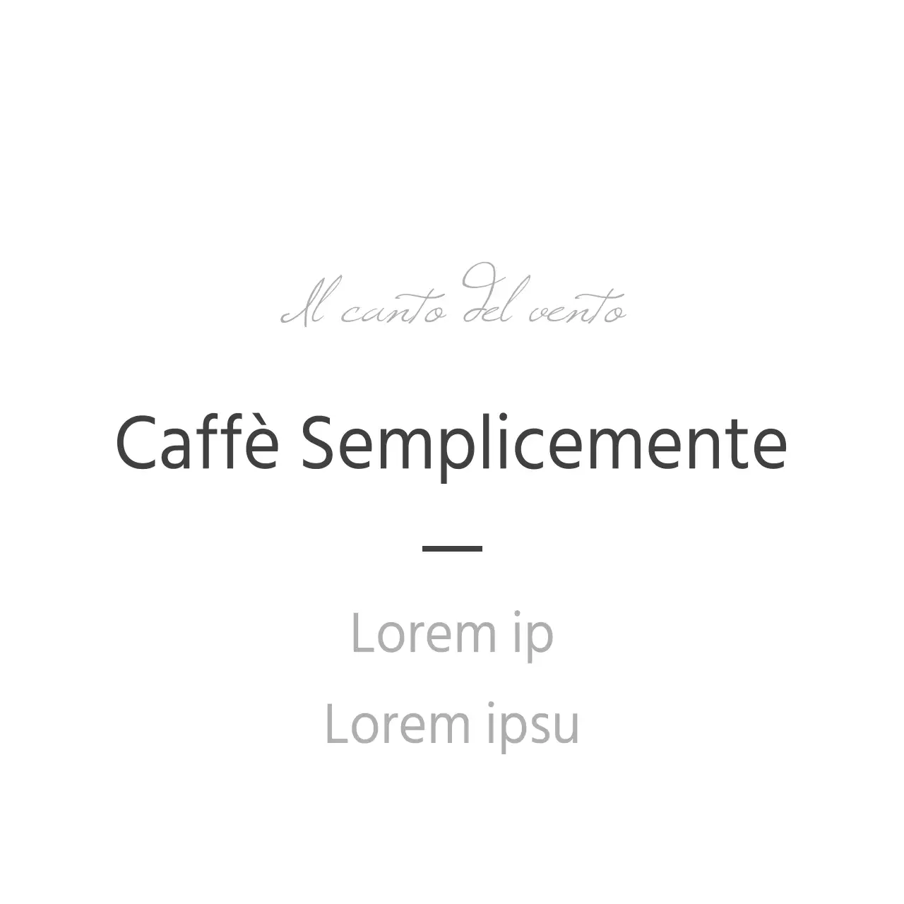 CAFFÈ SEMPLICEMENTE
