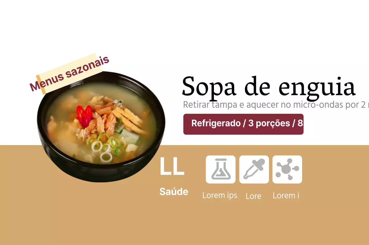 Sopa de enguia coreana
