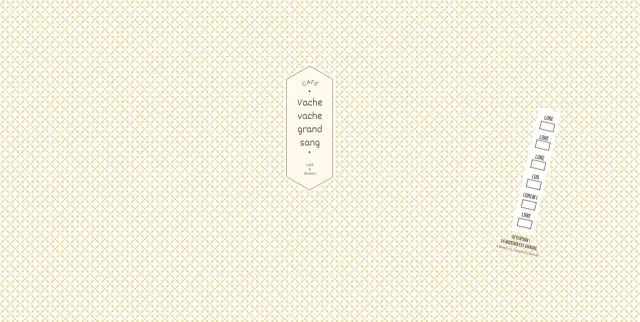 Café à carreaux jaunes