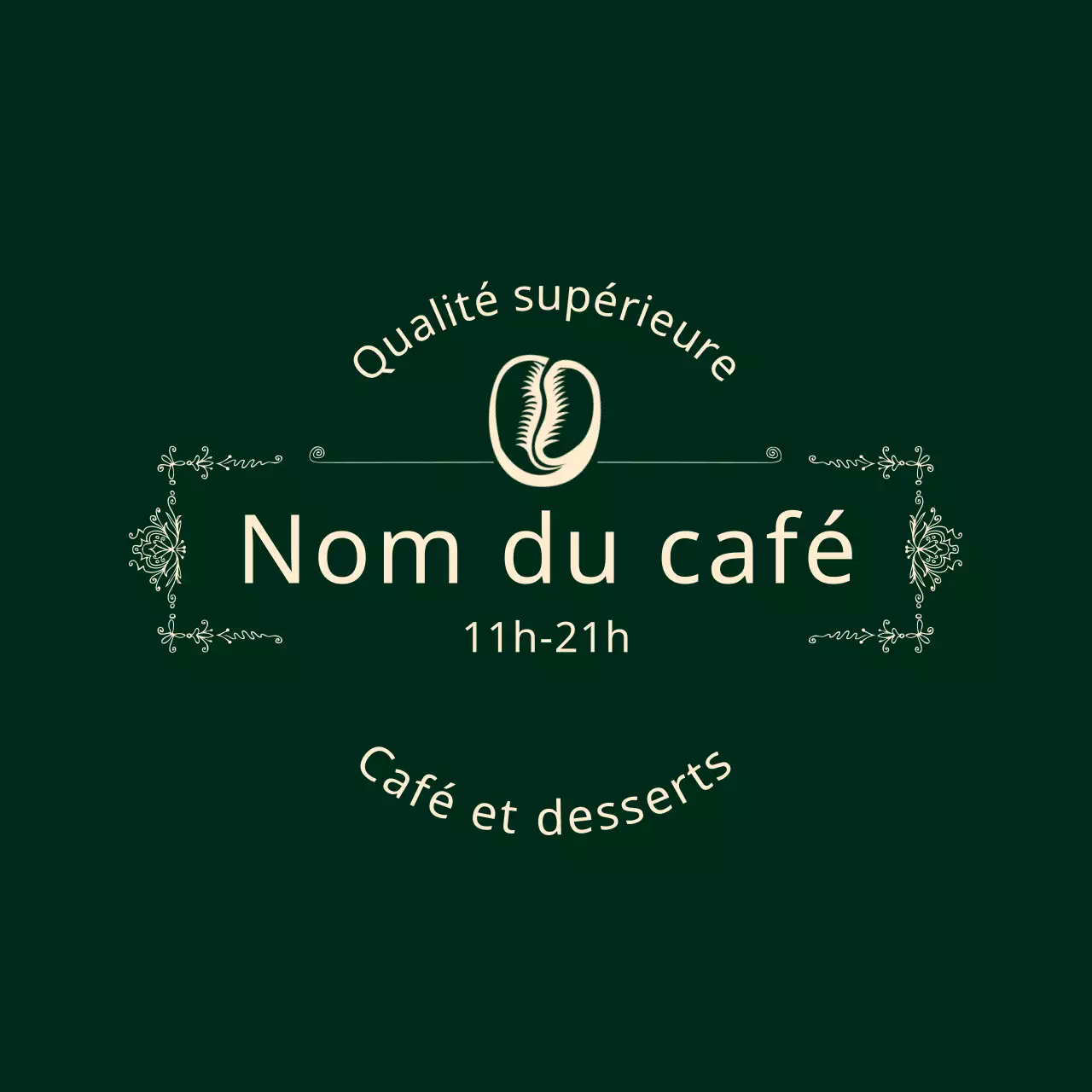 16 autocollants de café