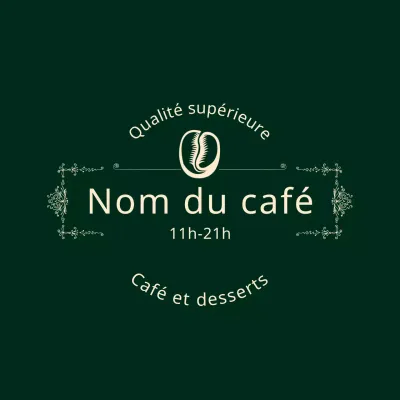 16 autocollants de café