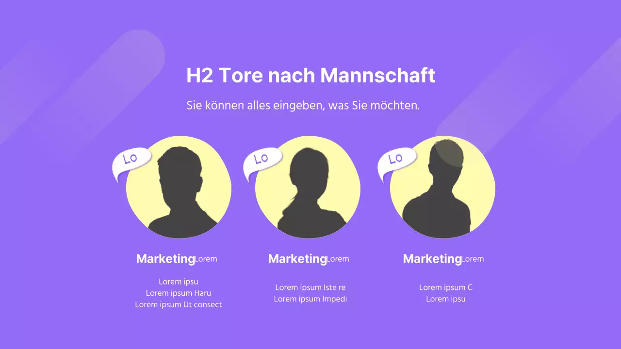 Lila Gelb Einfaches Konzept Businessplan