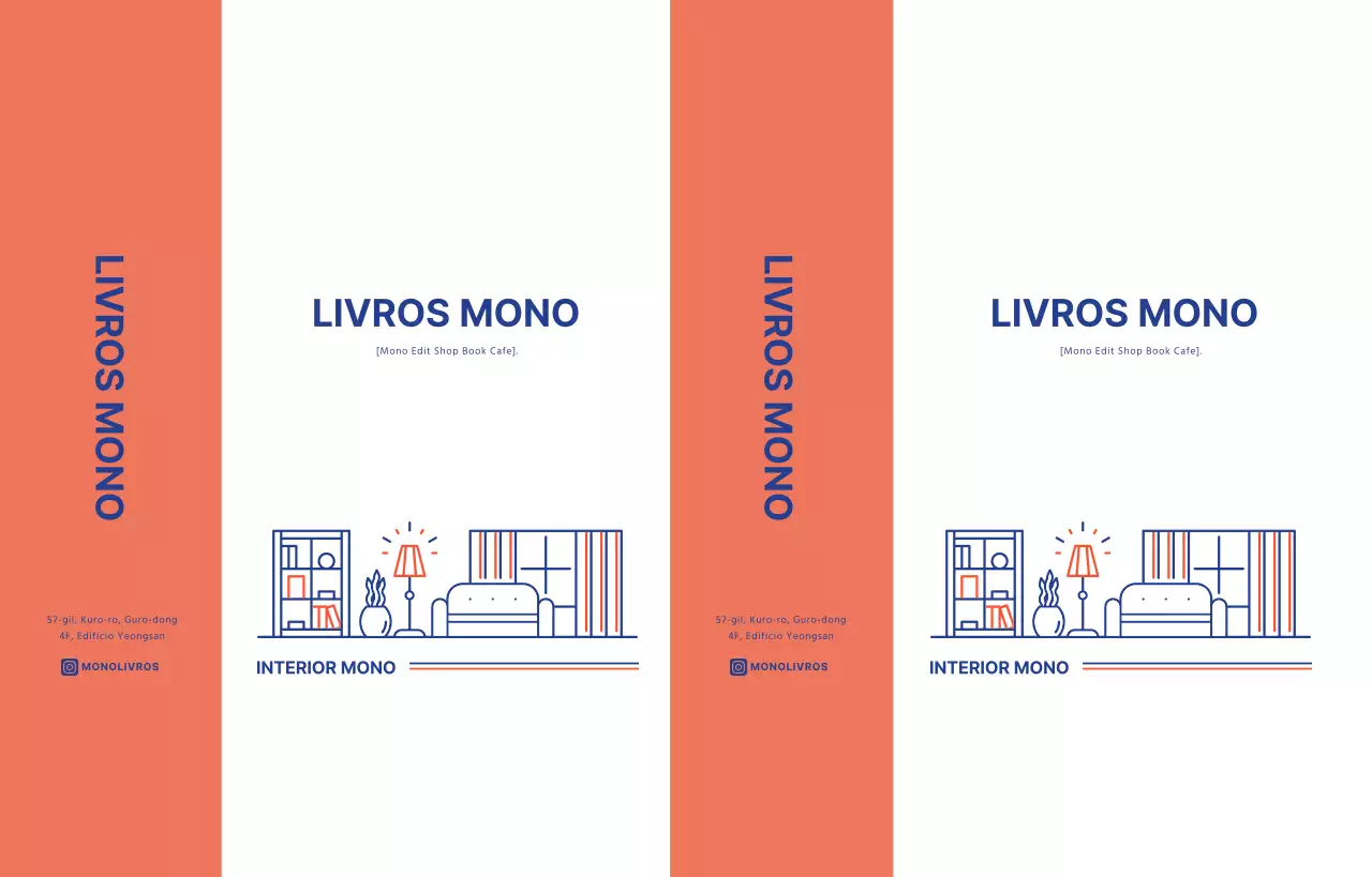 Saco de compras de papelDesign de livraria