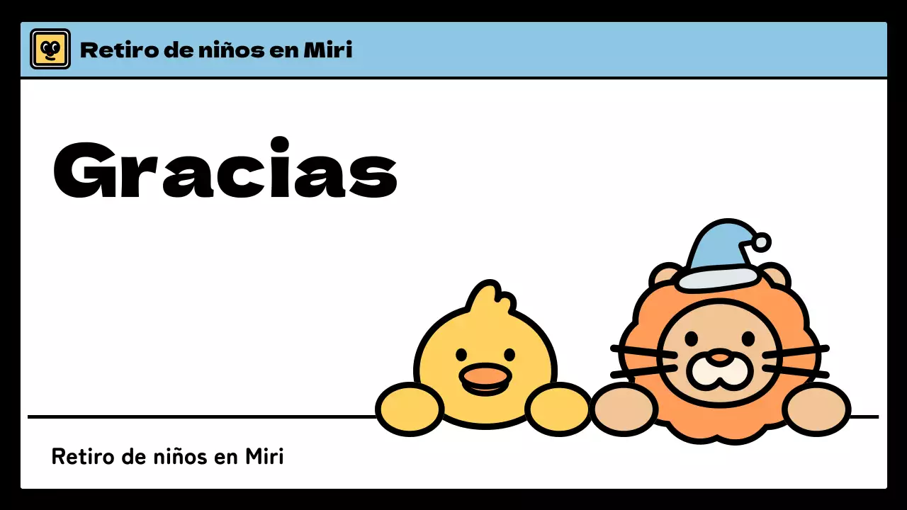 Campamento de invierno para niños con un bonito estilo en azul claro y verde