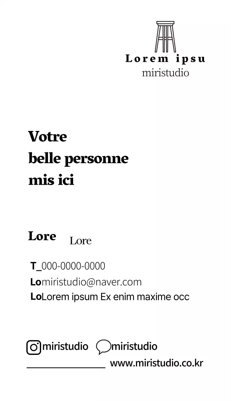 Studio photo rétro avec illustrations brunes