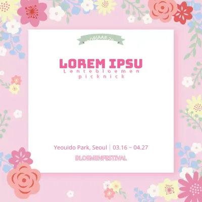 Lentebloemen Picknick_Square Banner