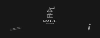 Porte-gobelet Simple Cafelogo noir