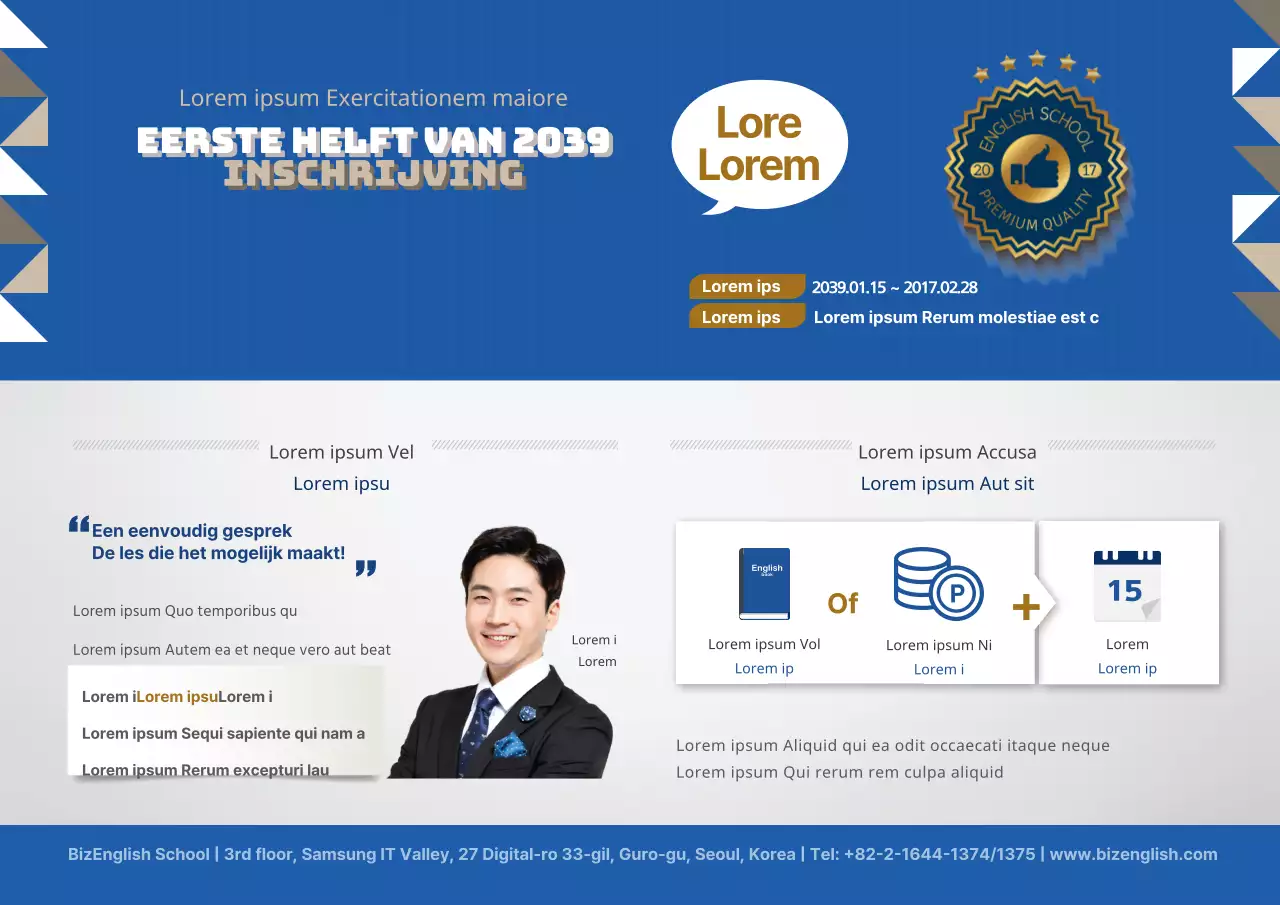 Inschrijven voor de eerste helft van het jaar