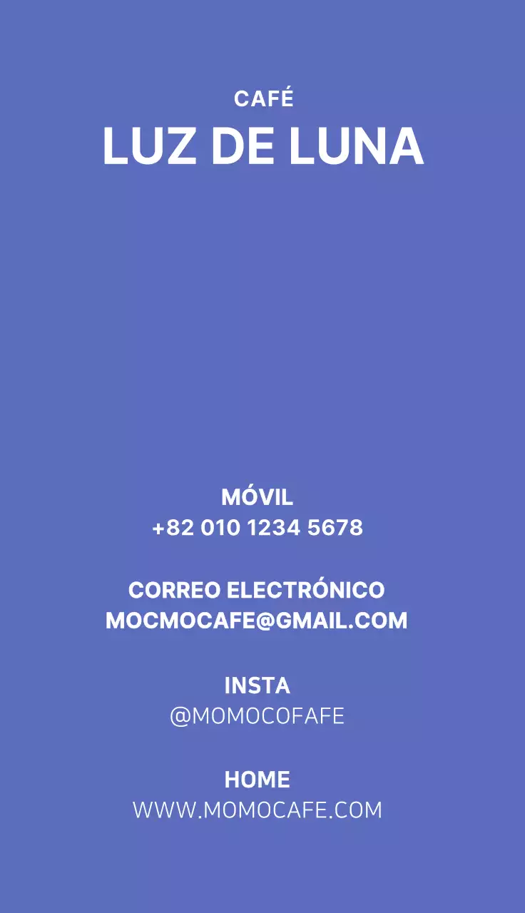 ilustración de café púrpura sencilla ilustración de café tarjeta de visita para cafetería