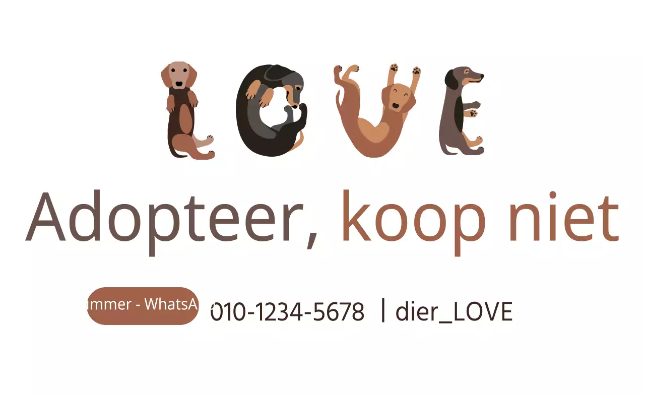 Adopteer, koop niet