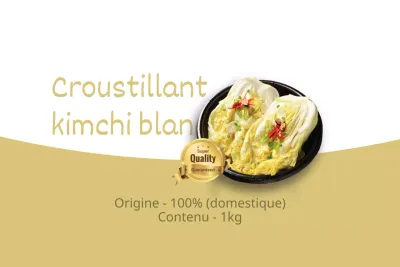 Kimchi blanc croustillant