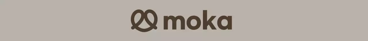 Werben Sie für ein sauberes Café mit einer gedämpften Farbpalette und einem dezenten Logo.