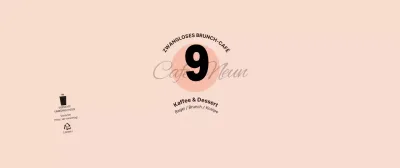 Für ein einfaches und einzigartiges Konzept-Café in Rosa und Schwarz