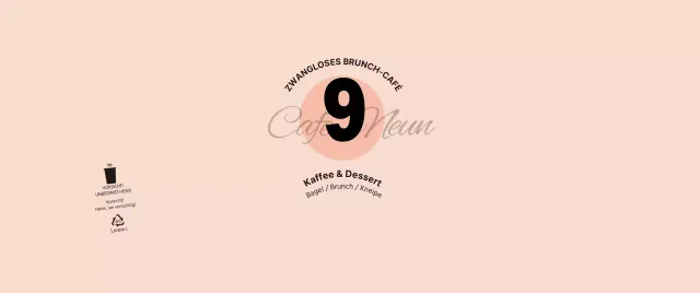 Für ein einfaches und einzigartiges Konzept-Café in Rosa und Schwarz