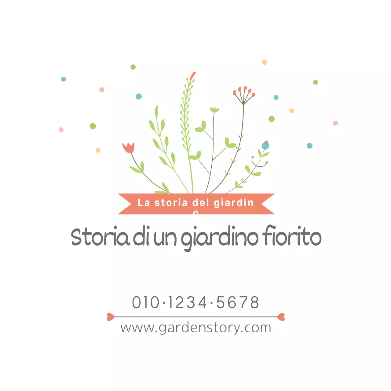 Storia del giardino fiorito