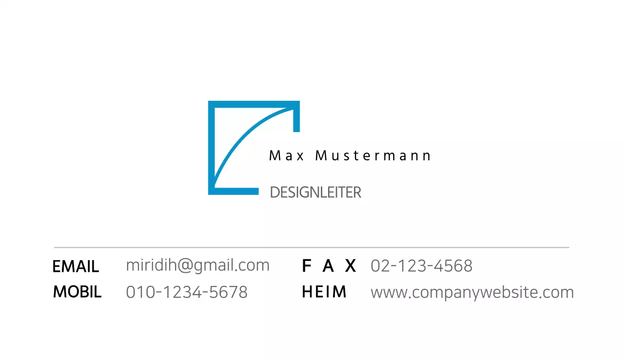 Visitenkarte des Studios