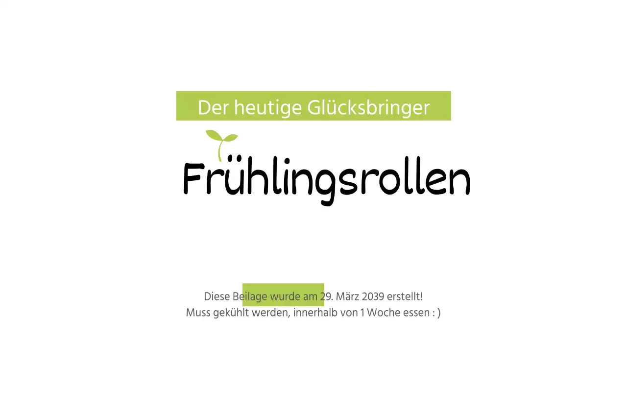 Frühlingsrollen