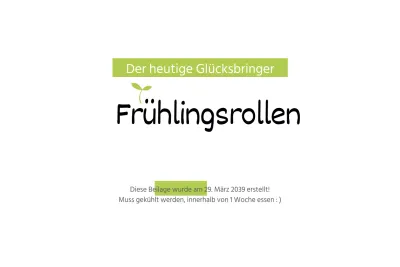 Frühlingsrollen