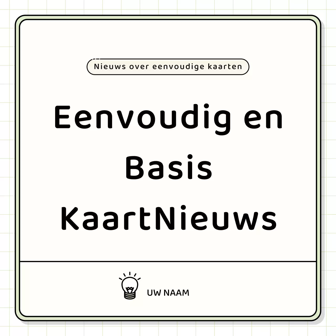 Basis presentatieset in geel en chartreuse
