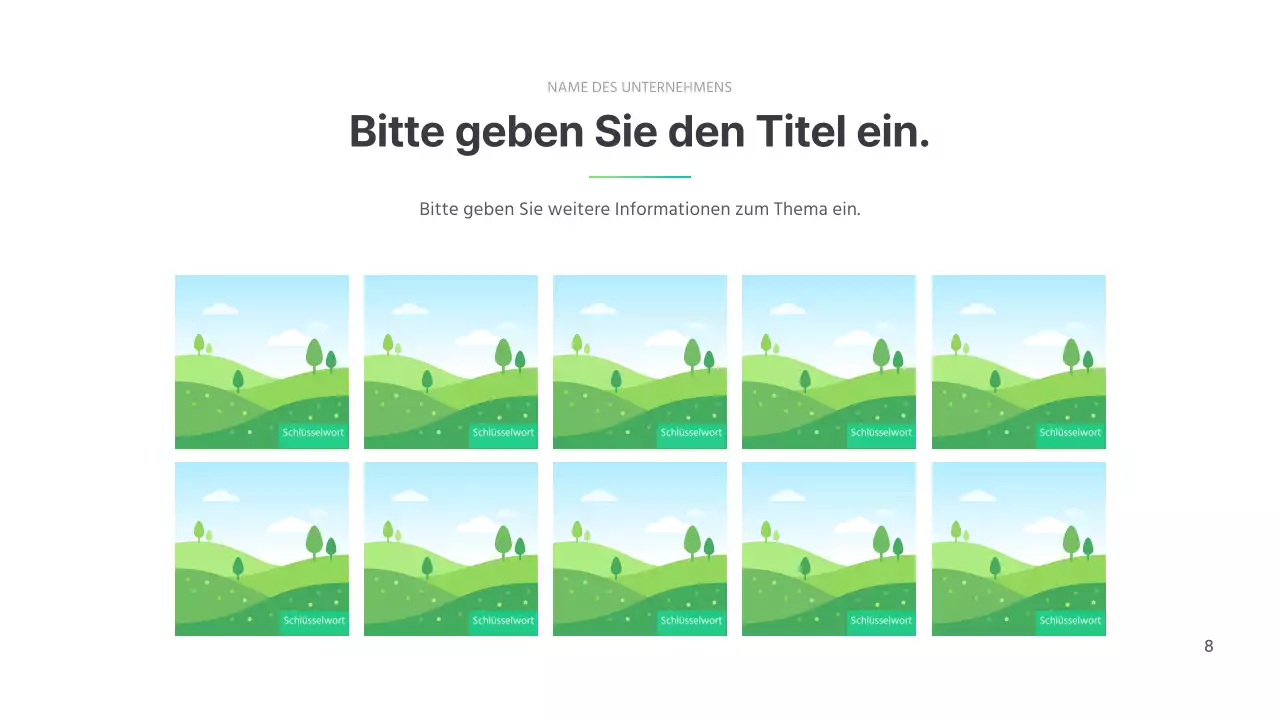 Einfaches Firmenprofil