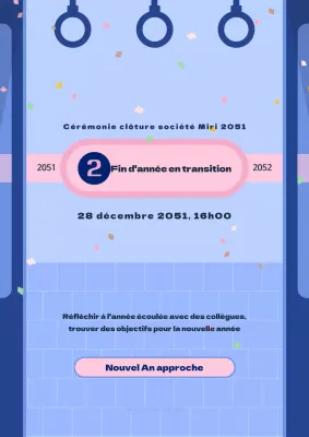Cérémonie de clôture du concept de transfert des métros bleu et rose