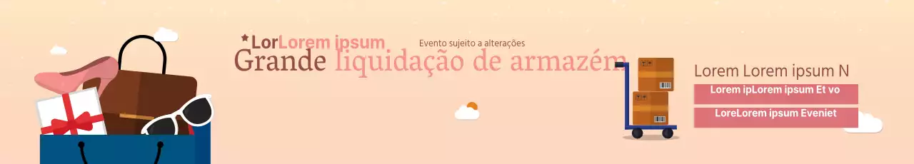 Armazém para libertar eventos