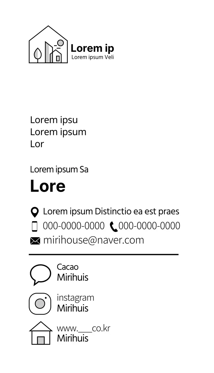 geel logo illustratie eenvoudig onroerend goed