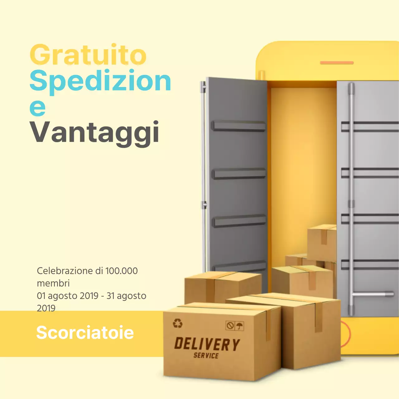 Eventi di spedizione