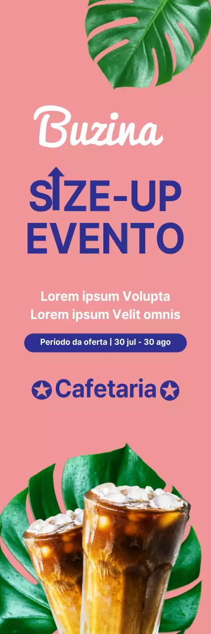 Tamanho acima
