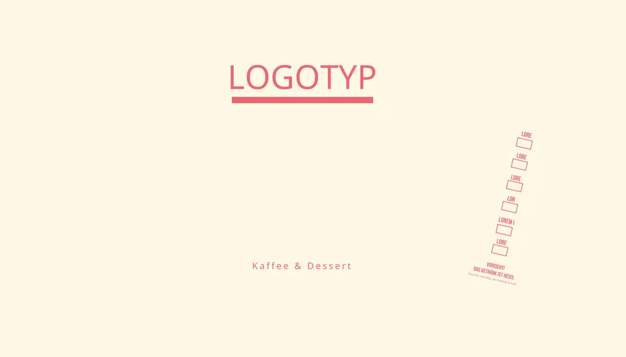 Gelb Rosa Einfacher Text