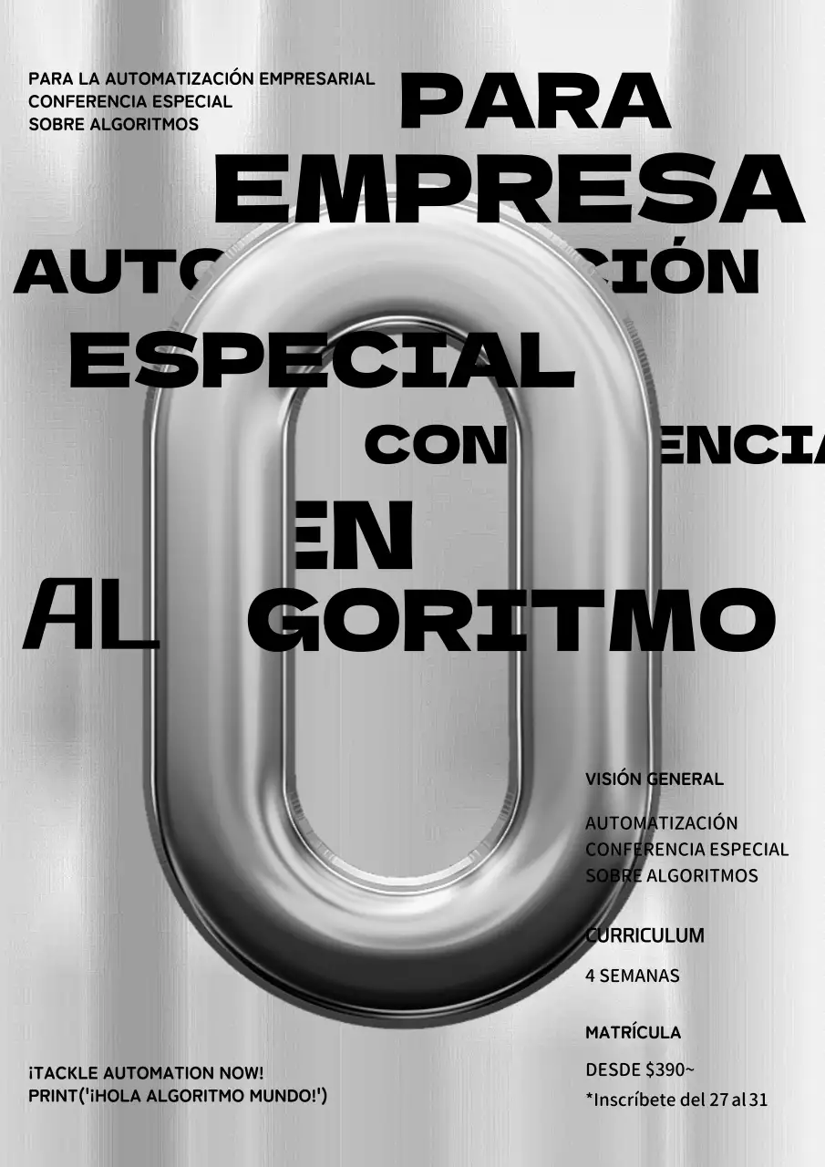 Guía de lecciones algorítmicas para Silver Metal 3D Concept