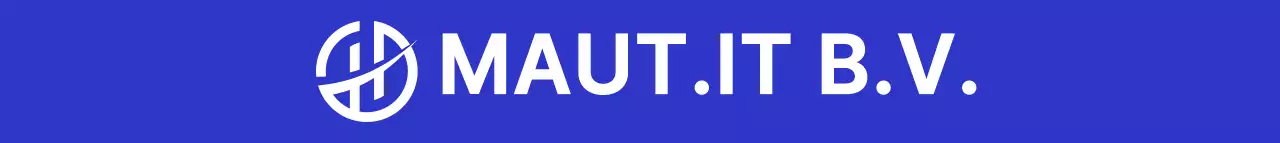 Eenvoudig symbool logo stijl bedrijf in marineblauw en wit